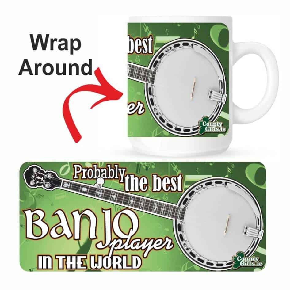 The Banjo Player Mug is an everyday use mug. The ceramic mugs are manufactured with a dishwasher safe premium coating.Ideal gift for the Banjo Player.