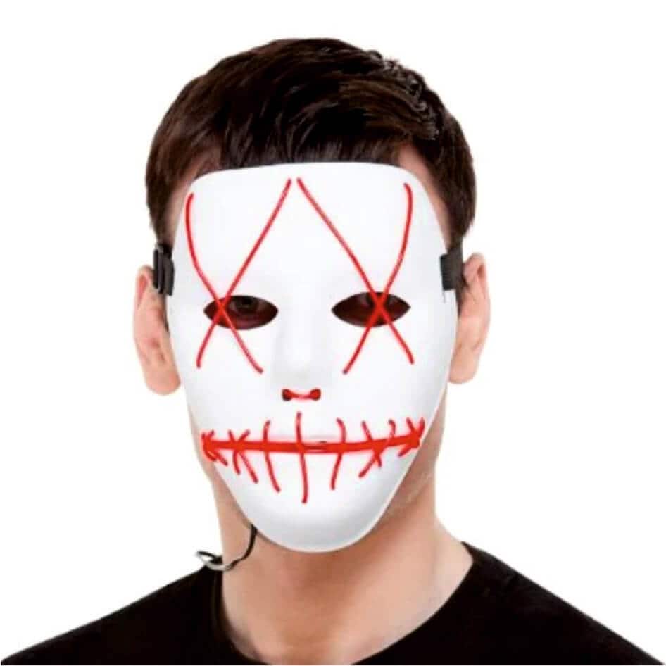 Purge Mask LED White and red with various light settings