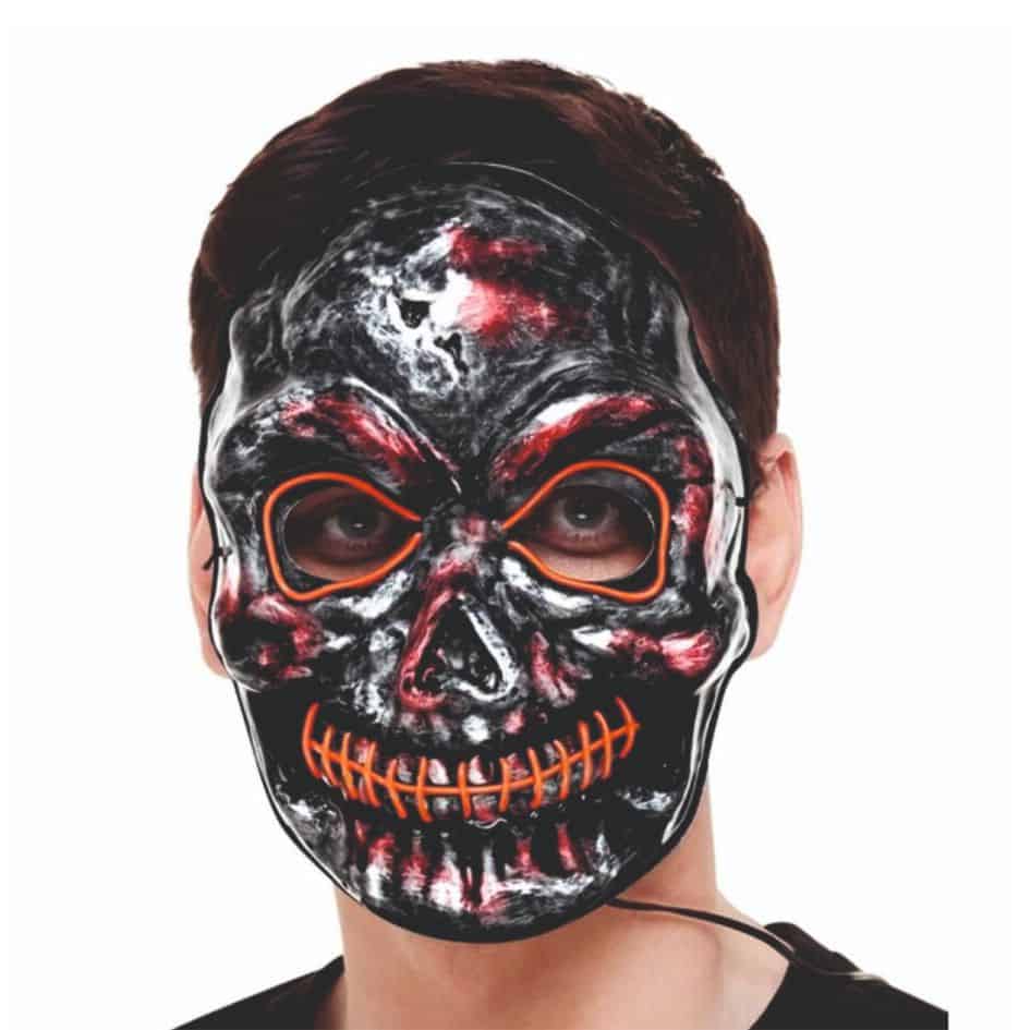 Light Up Skeleton Mask