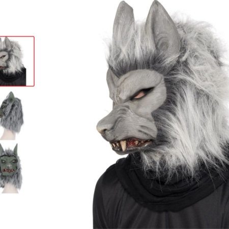 Werewolf Mask Transform into a fearsome creature of the night with this Grey Werewolf Latex Mask. Featuring detailed facial sculpting, fierce fangs, moulded ears and attached grey hair, this full-head mask creates an instantly recognisable werewolf look with minimal effort. Made from latex, the mask features textured detailing across the face to give it a creepy, realistic appearance. The over-the-head design provides a complete transformation, making it a great choice for anyone looking to create an impressive monster costume without the need for complicated makeup. Perfect for Halloween, horror-themed parties, fancy dress events, cosplay and Comic Con, this werewolf mask can be paired with torn clothing or a werewolf costume to complete your terrifying transformation. Adult grey werewolf latex mask Full over-the-head design Attached grey hair and moulded ears Detailed facial sculpting with fierce fangs Textured fur-effect detailing Ideal for Halloween and horror fancy dress Perfect for cosplay, Comic Con and themed parties Unleash your wild side and complete your Halloween or fancy dress costume with this frightening grey werewolf mask. For a comfy fit we recommend the use of a Wig Cap with all over head masks.