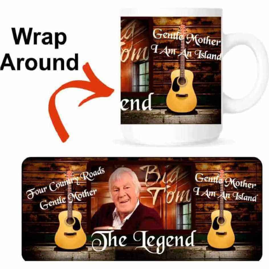 Quality Big Tom Mug - Gentle Mother.Our King of Country music mugs are for everyday use mug. Have a wee dance around the kitchen to one of Tom's many hits.High gloss finish.