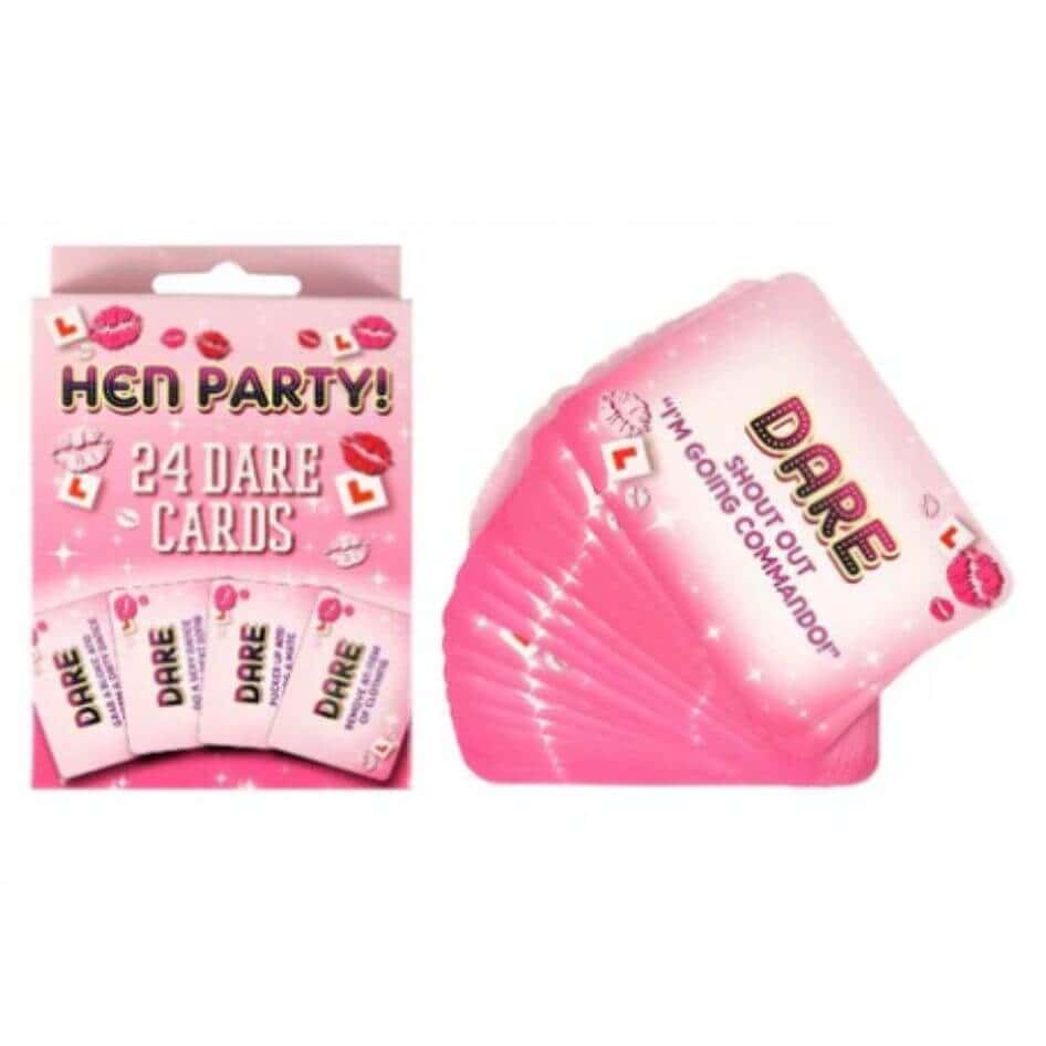 Hen Night Dare Cards from joke.ie A pack of 24 mischievous dare cards for the girls night out! could you handle them?? 