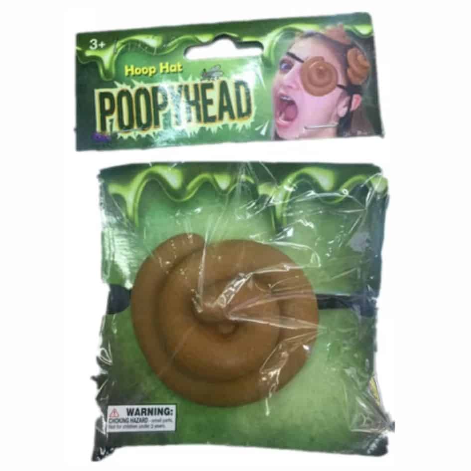 Poo Head Hat from joke.ie Get ready to turn heads (and stomachs!) with this hilarious Poop Head – the ultimate gag accessory for party lovers and pranksters! Designed in a classic brown turd shape, this silly and eye-catching poop head hat piece is perfect for anyone who loves to bring the laughs. Wear it over your eye like a funny eyepatch or on top of your head for a ridiculous look that’s sure to get noticed. Whether you're heading to a costume party, prank day, or just want to surprise your friends, this poop head delivers unforgettable comedy. Made from soft, lightweight foam material, it's comfortable to wear and easy to secure with a simple strap or elastic band. Ideal for all ages, this quirky accessory adds a fun twist to any outfit, photo booth, or social media post. Key Features: Brown poo turd shape design for ultimate potty humor Can be worn over the eye or on your head Made from lightweight, soft latex for comfort Great for costume parties, prank gifts, festivals, or novelty events Adjustable size fit  – easy and fun to wear Bring the fun and flush the seriousness—this Poop Head accessory is your go-to for laughs, weird looks, and unforgettable moments. Perfect for jokers, gag gift fans, and bold partygoers!