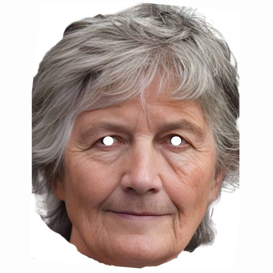 Catherine Connolly Mask Our ready to wear face masks are made from a sturdy cardboard, they cover your face,have two pre-cut eye holes and is held in place by an elastic band. Presidential hope full Catherine Connolly Mask is ideal for a bit of craic this halloween. Our face masks are ideal for Parties, Office Parties, Birthdays, School Plays, St Patrick Day floats or just having a bit of fun. If you would like a personalised face mask of a friend, a family member or someone famous please Contact Us