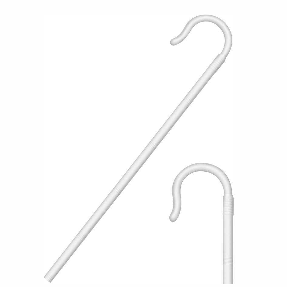 Shepherd Crook Staff– The Perfect Prop for Nativity Plays and Festive Performances. Great accessories from Joke.ie Ireland Complete your nativity costume with the traditional Shepherd Crook Staff, a classic accessory ideal for Christmas plays, festive performances, and themed events. Designed with practicality and authenticity in mind, this shepherd’s staff features a clean white finish that pairs perfectly with any shepherd or nativity outfit, bringing a touch of realism to your festive scene. Made from sturdy, durable plastic, the crook is lightweight yet strong, ensuring it can withstand repeated use during rehearsals and performances. Measuring approximately 150cm (59 inches) when fully assembled, it provides the perfect height for both children and adults. Its clever four-piece extendable design allows for quick and easy assembly, as well as convenient storage and transport. Ideal for Christmas nativity plays, fancy dress costumes, religious events, and themed parties, this shepherd staff is both practical and visually authentic. Its smooth, traditional curved top completes the look, helping any shepherd or nativity performer embody their role with confidence and charm. Whether you’re preparing for a school production, church performance, or festive display, the Shepherd Crook Staff is an essential accessory that combines strength, style, and simplicity – a must-have prop to bring your Christmas story to life in timeless fashion. Includes: 4 Piece Shepherds Extendable Staff Crook Checkout more great Costume Accessories
